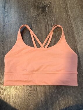 lululemon athletica Peach Double-Strap Low-Impact Sports Bra